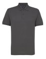 Heren Polo Asquith & Fox Polycotton Charcoal